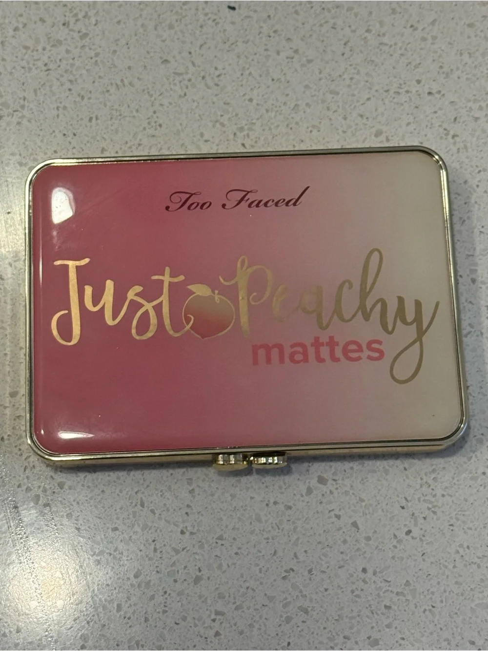 DISCONTINUED Too Faced Just Peachy Mattes Velvet Eye Shadow Palette